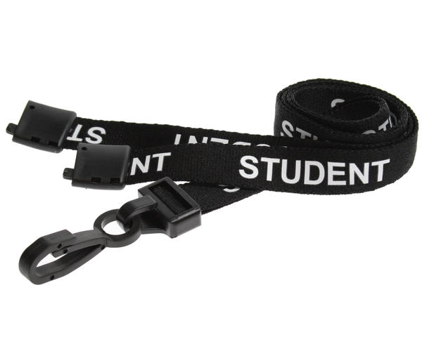 Black student lanyard