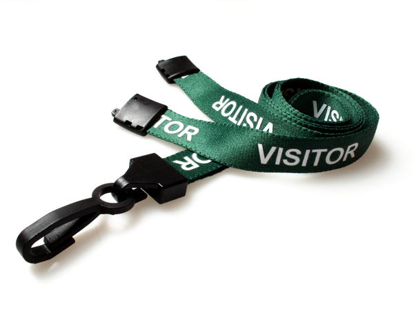 Green Visitors Event Lanyard