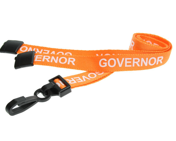Orange Governor lanyard